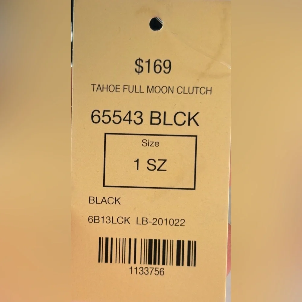 Tahoe Full Moon Leather Crossbody Clutch - Picture 4 of 5